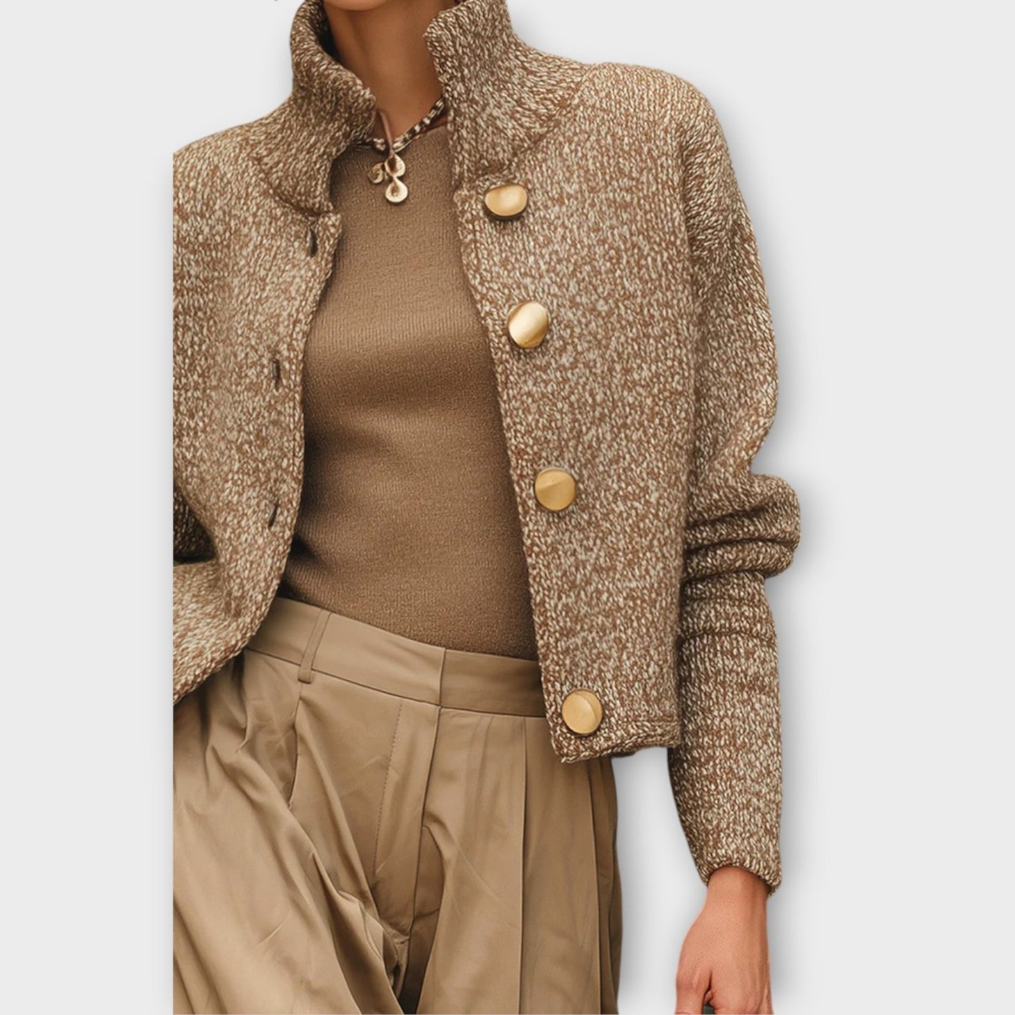 Rosanna | Women's Textured Knit Button-Up Cardigan Jacket