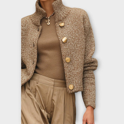 Rosanna | Women's Textured Knit Button-Up Cardigan Jacket