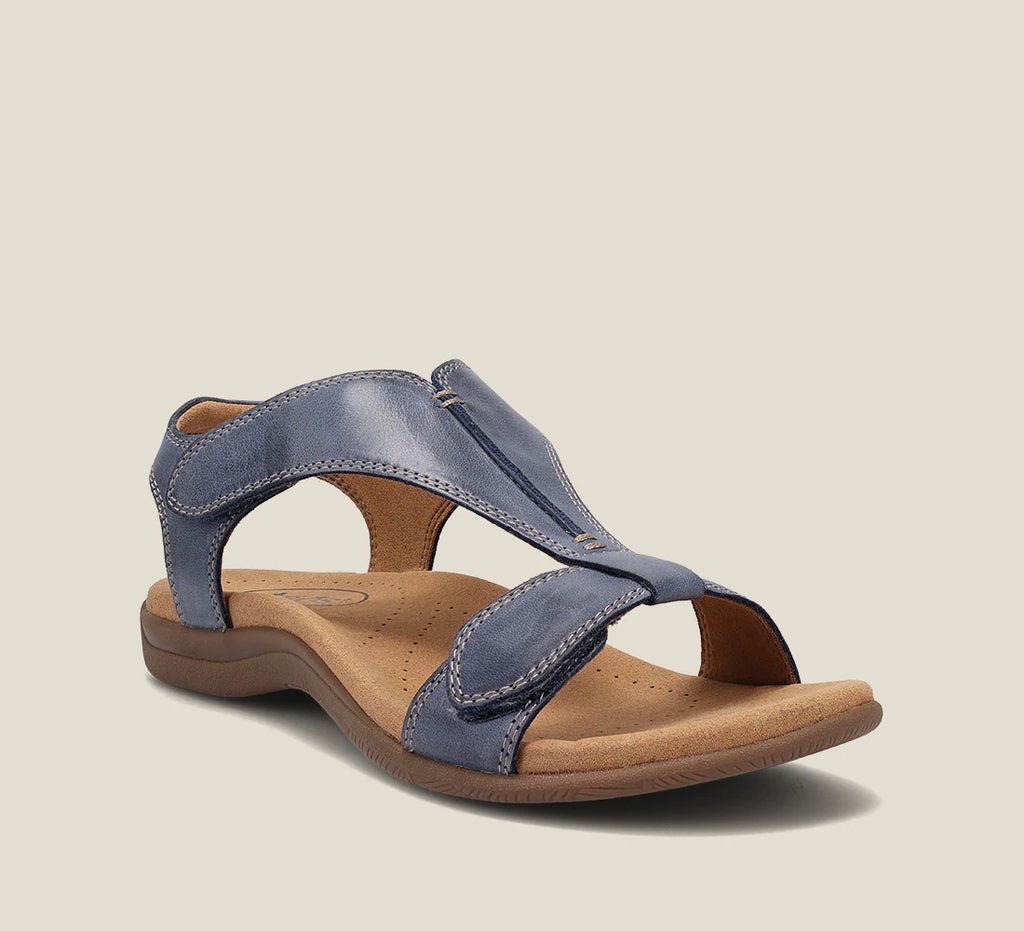 Dove | T-Bar Strappy Open Toe Orthopedic Arch Support Cushioned Sandal