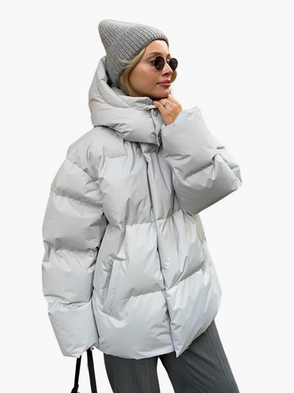 Aspen | Women's Hooded Oversized Quilted Puffer Jacket
