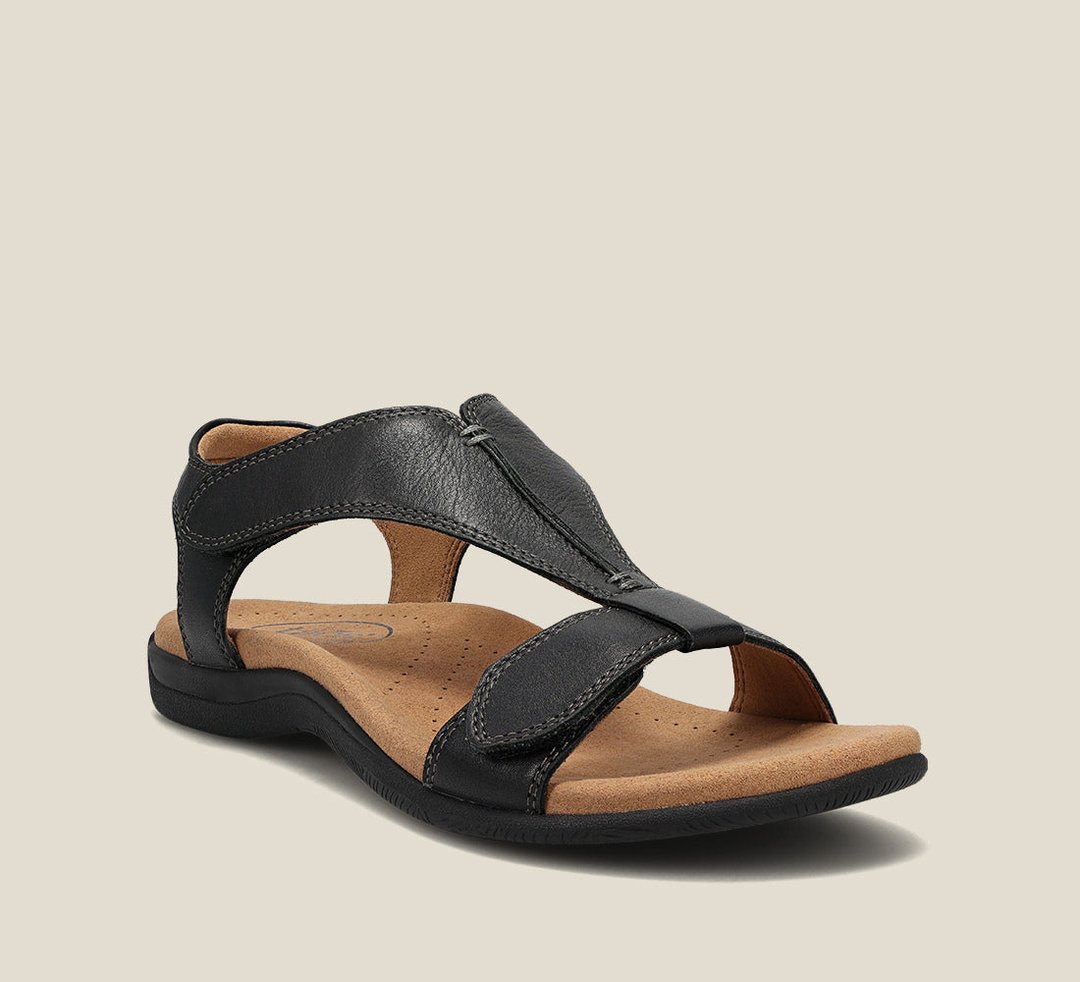 Dove | T-Bar Strappy Open Toe Orthopedic Arch Support Cushioned Sandal