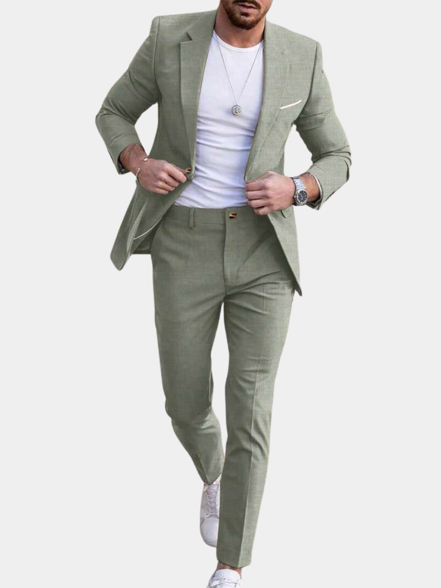Marcus | Men's Slim Fit Notch Lapel Two Piece Suit
