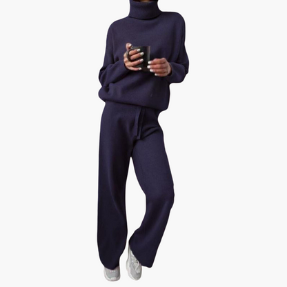 Marlowe | Women's Knitted Turtleneck Lounge Set