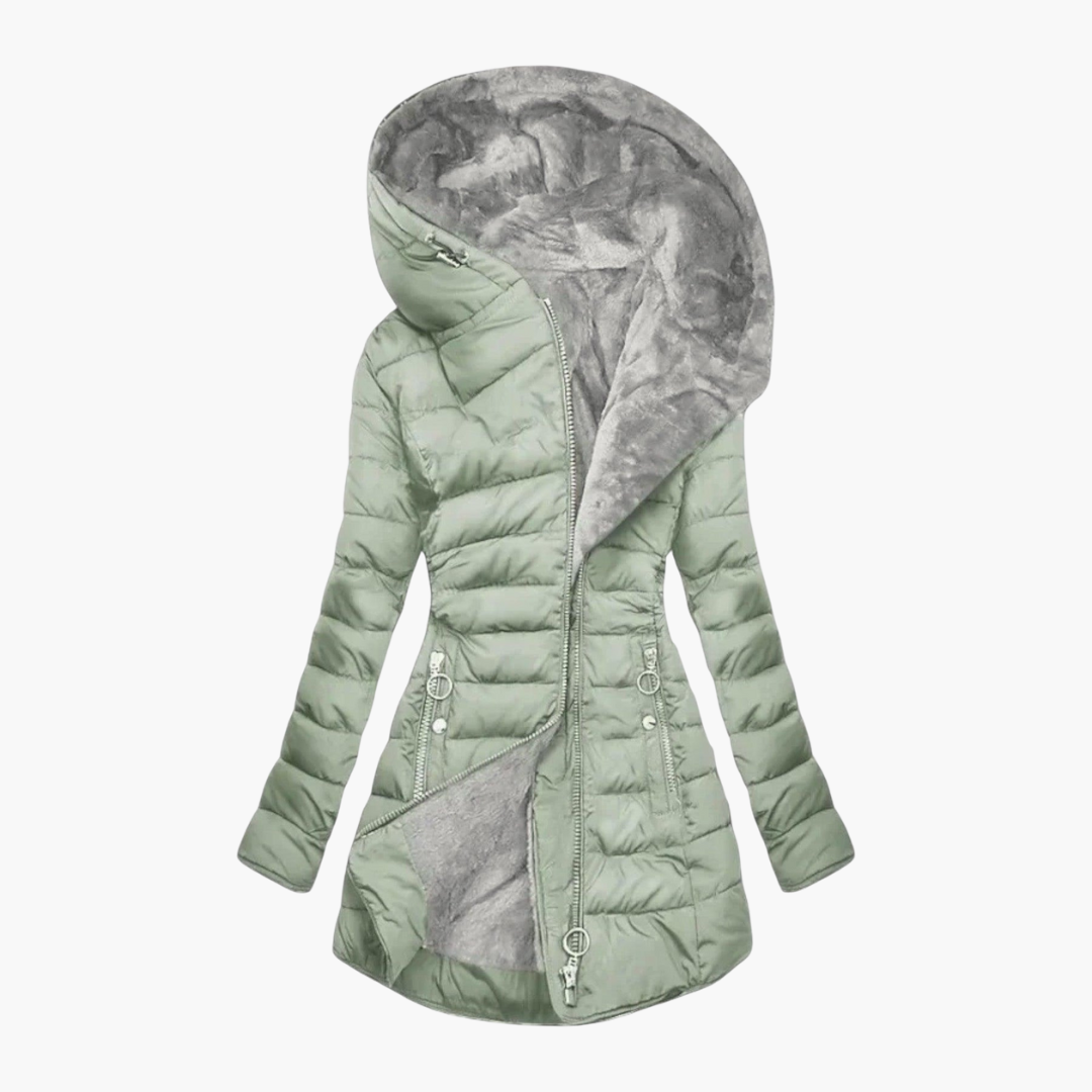 Marlowe | Women's Hooded Fleece-Lined Puffer Coat