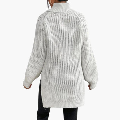 Elara | Women's Chunky Knit Turtleneck Oversized Sweater