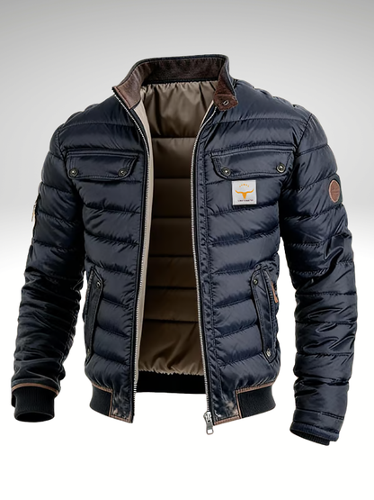 Kingsley | Men's Quilted Insulated Stand Collar Winter Jacket