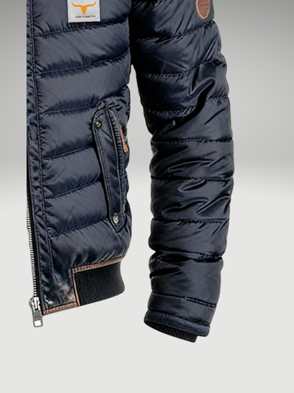 Kingsley | Men's Quilted Insulated Stand Collar Winter Jacket