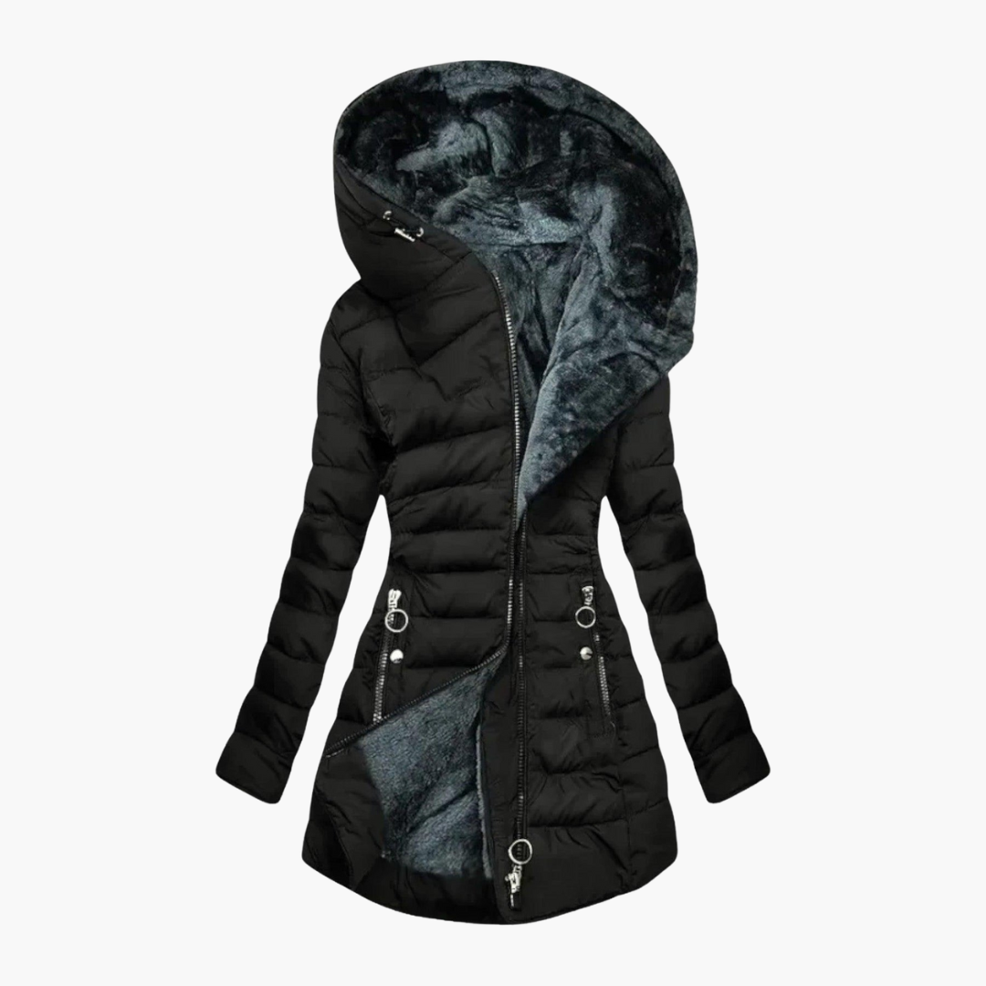 Marlowe | Women's Hooded Fleece-Lined Puffer Coat
