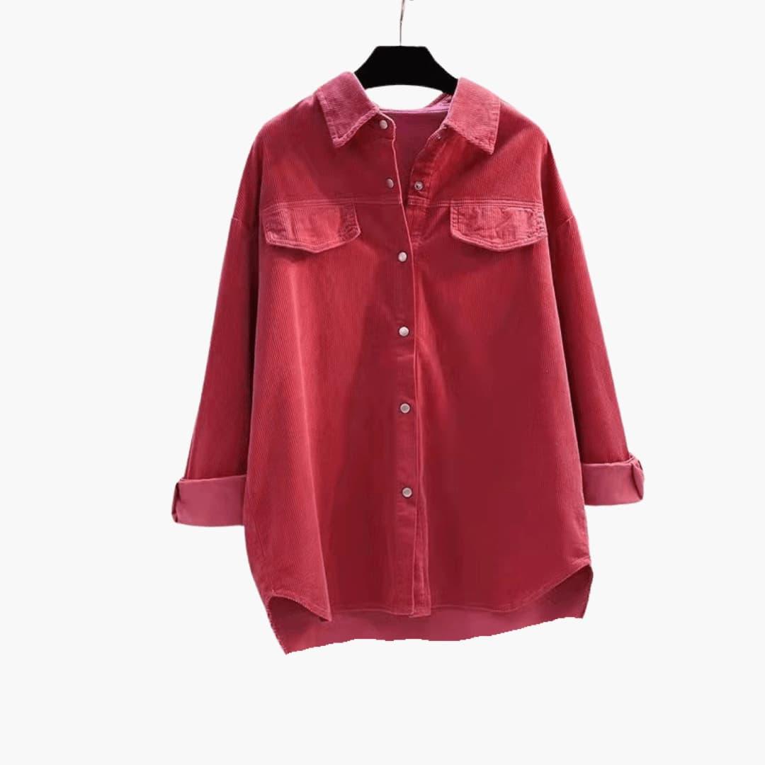 Marlowe | Women's Corduroy Oversized Button-Up Shacket