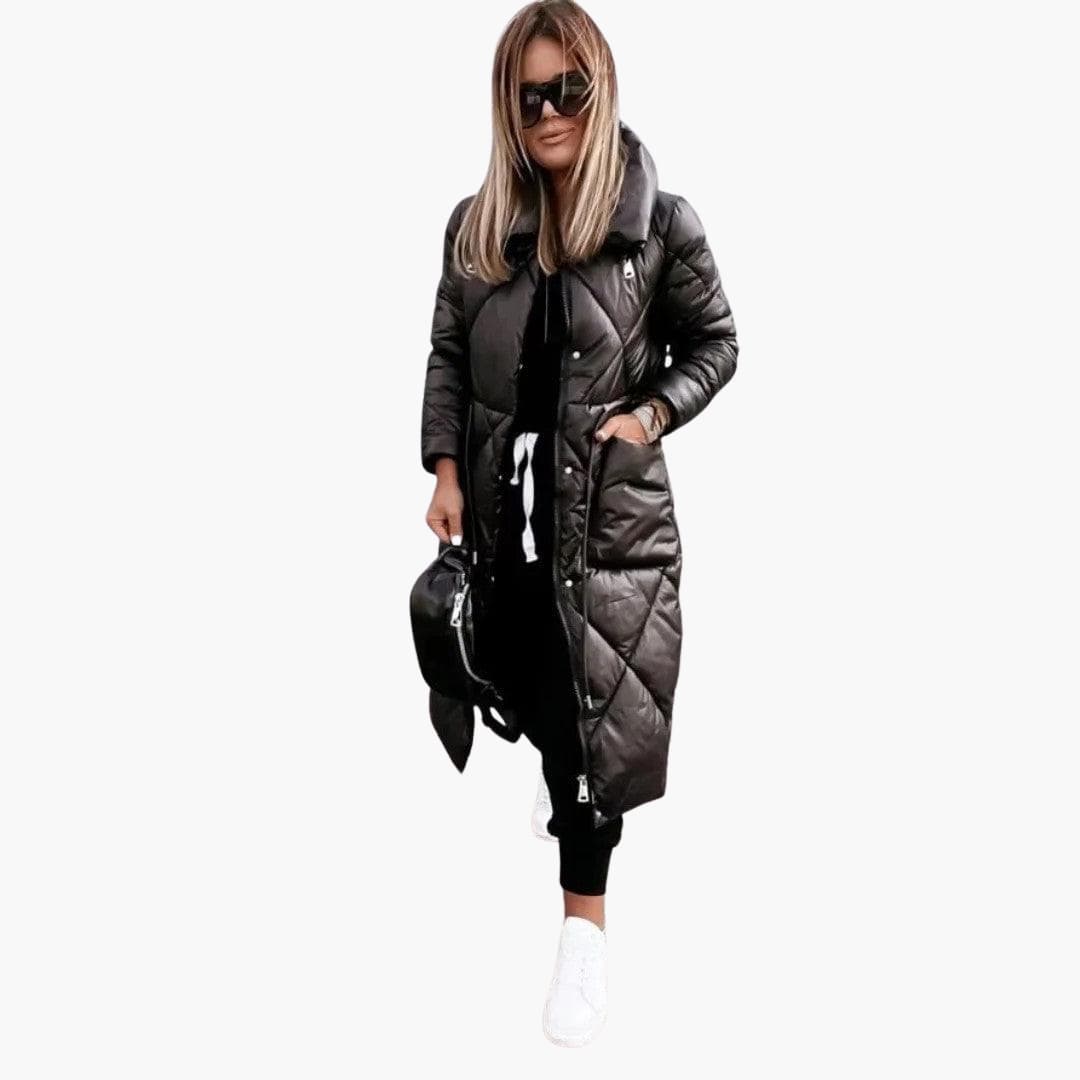 Aria | Women's Long Quilted Padded Puffer Coat