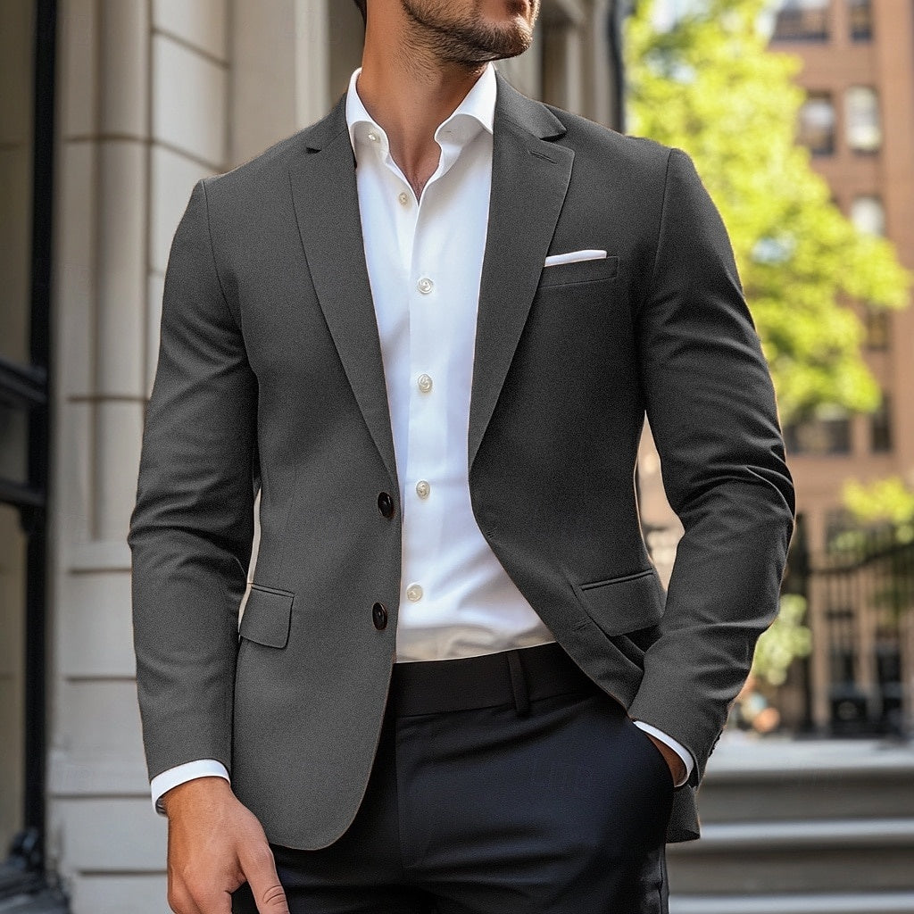 Nathaniel | Men's Casual Standard Fit Single Breasted Blazer