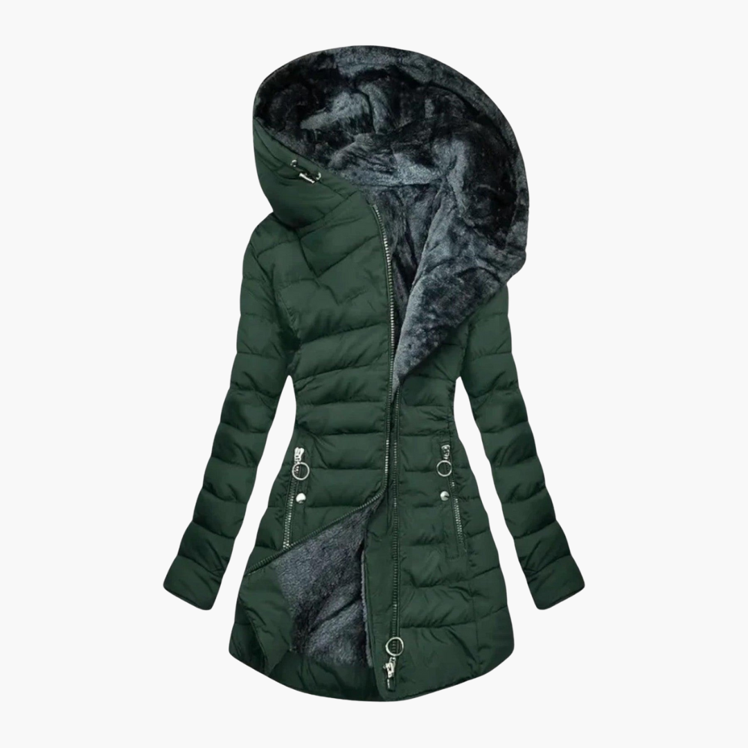 Marlowe | Women's Hooded Fleece-Lined Puffer Coat
