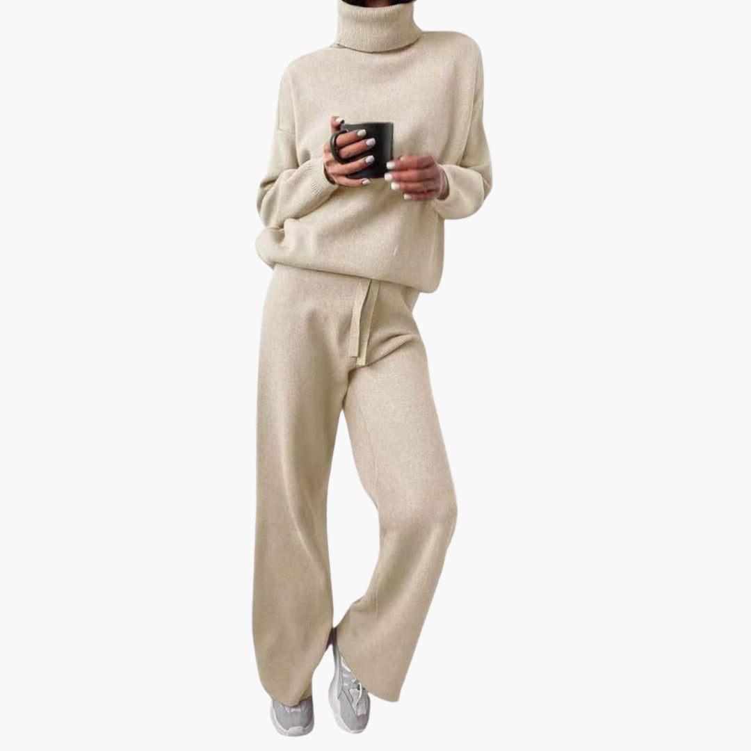 Marlowe | Women's Knitted Turtleneck Lounge Set