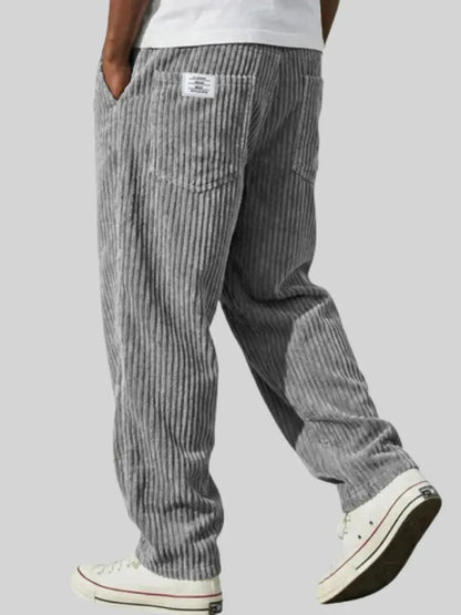 Marlow | Men's Corduroy Relaxed Fit Straight Leg Pants