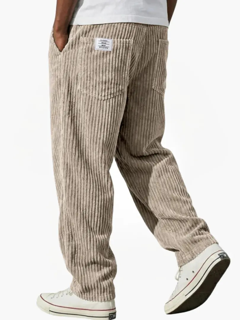 Marlow | Men's Corduroy Relaxed Fit Straight Leg Pants