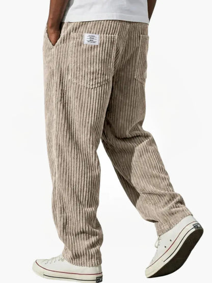 Marlow | Men's Corduroy Relaxed Fit Straight Leg Pants