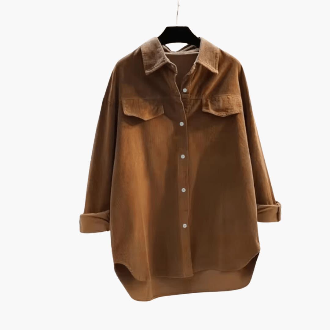 Marlowe | Women's Corduroy Oversized Button-Up Shacket