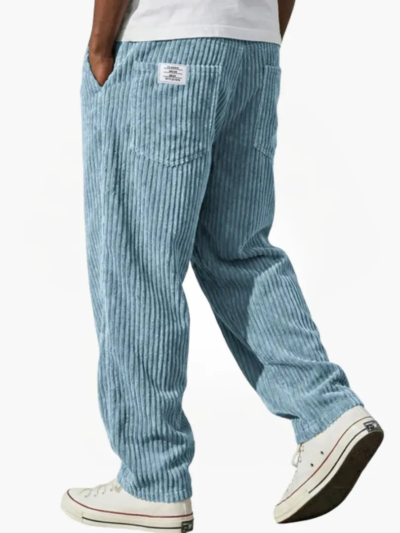 Marlow | Men's Corduroy Relaxed Fit Straight Leg Pants
