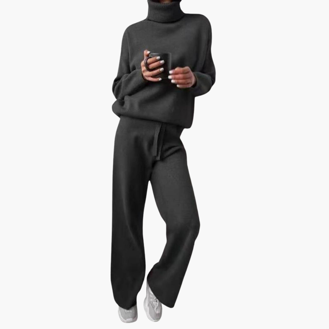 Marlowe | Women's Knitted Turtleneck Lounge Set