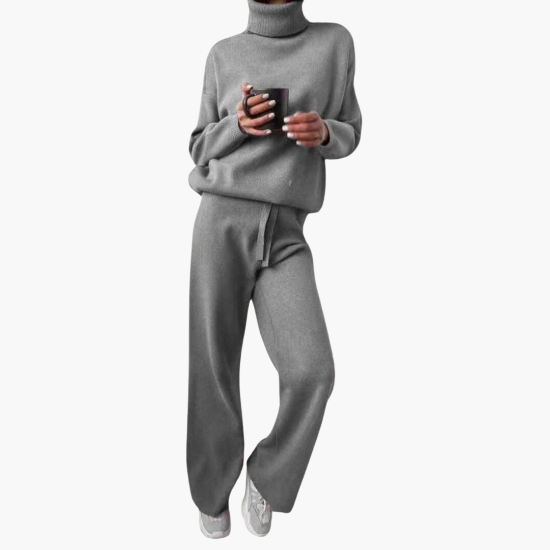Marlowe | Women's Knitted Turtleneck Lounge Set