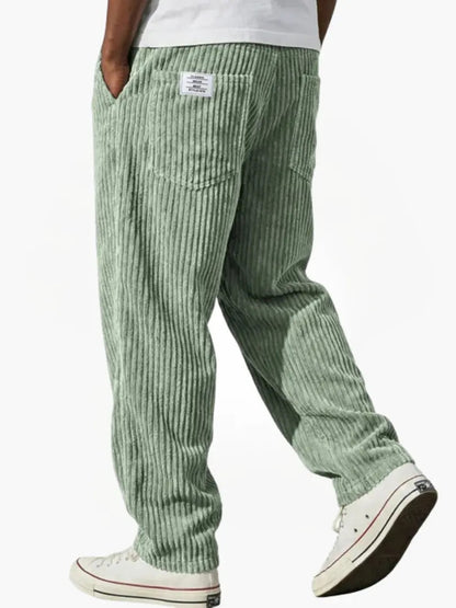 Marlow | Men's Corduroy Relaxed Fit Straight Leg Pants