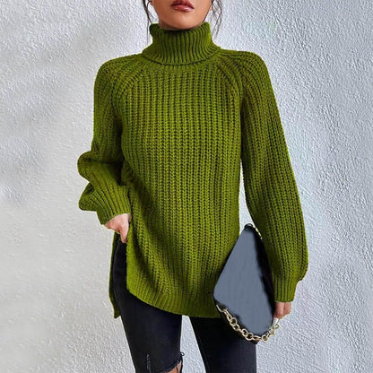 Roslyn | Women's Chunky Knit Turtleneck Sweater