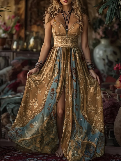 Seraphina | Women's Boho Floral Cami Maxi Dress