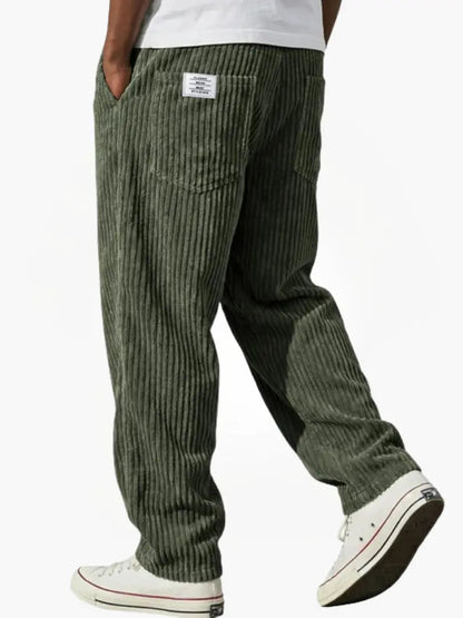 Marlow | Men's Corduroy Relaxed Fit Straight Leg Pants