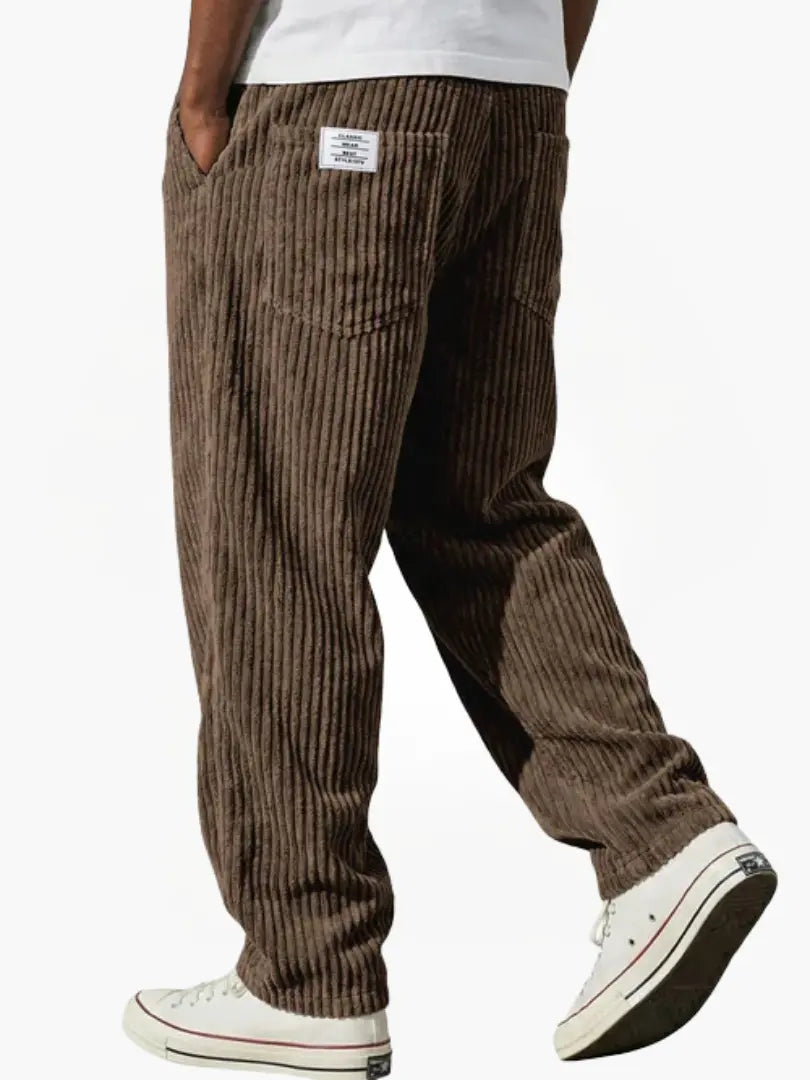 Marlow | Men's Corduroy Relaxed Fit Straight Leg Pants