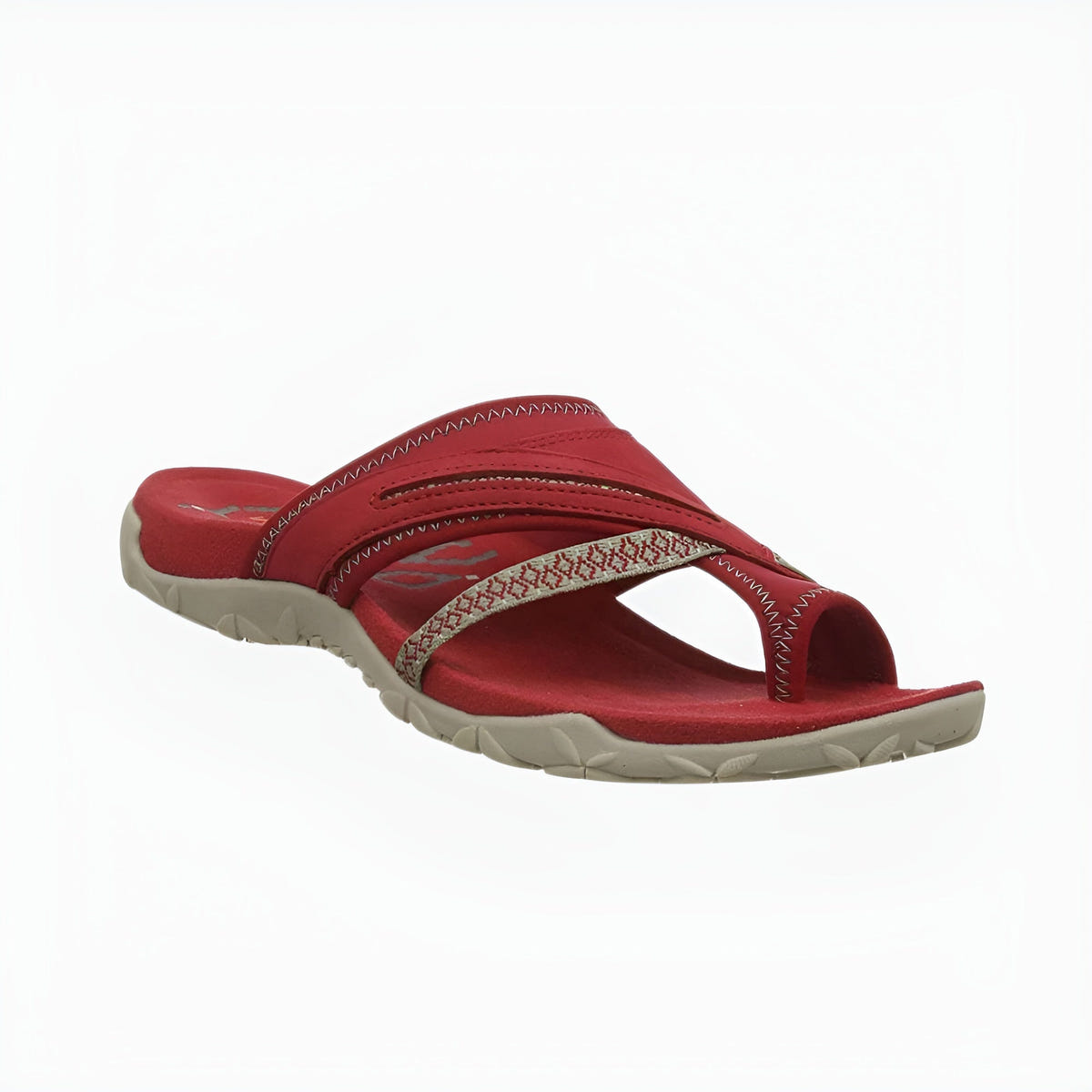 Afonina | Cross Strap Toe Loop Open Toe Orthopedic Sandal