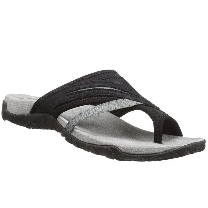 Afonina | Cross Strap Toe Loop Open Toe Orthopedic Sandal