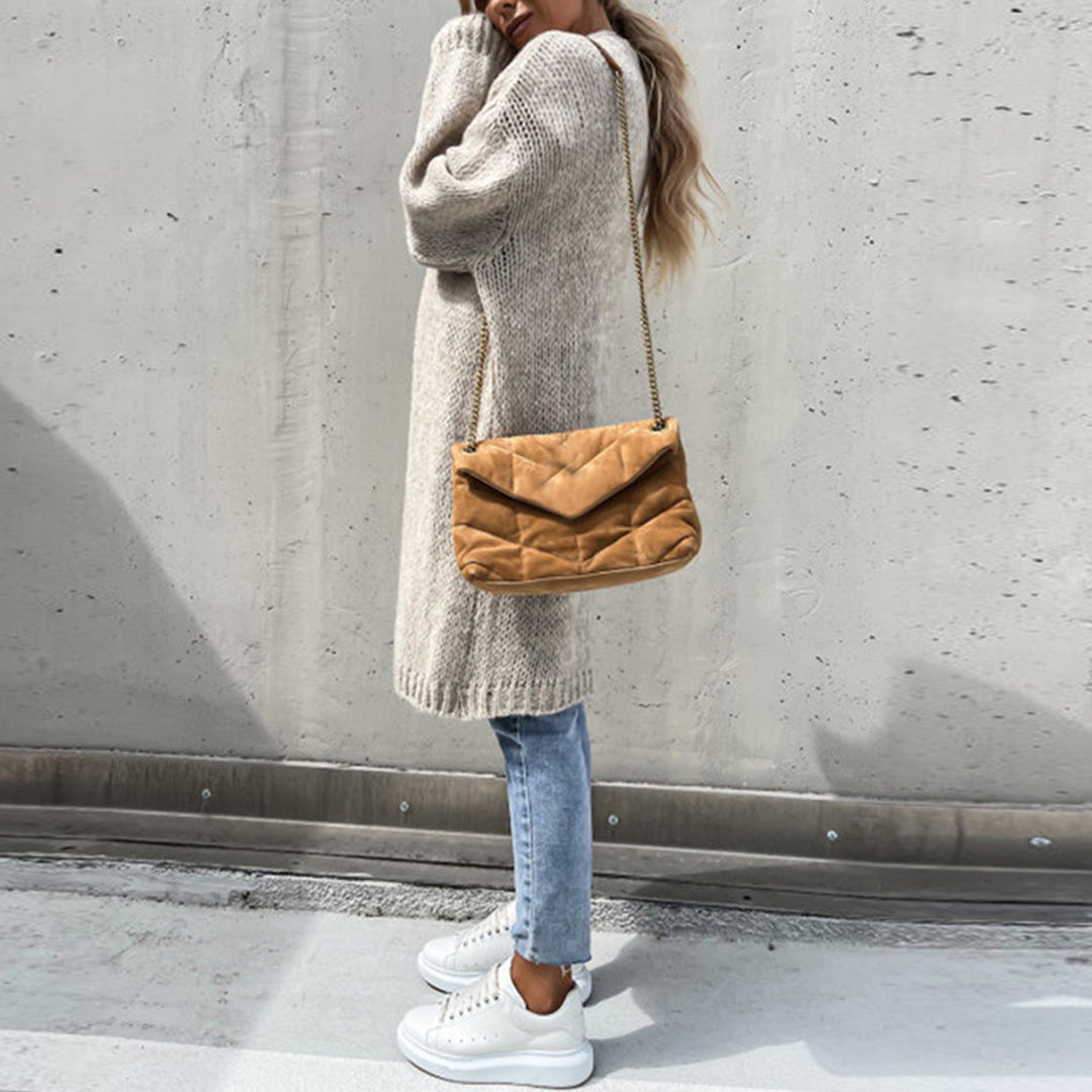 Rosalind | Women's Relaxed Fit Longline Knitted Cardigan