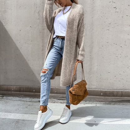 Rosalind | Women's Relaxed Fit Longline Knitted Cardigan