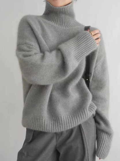 Marlowe | Women's Rollneck Soft Knit Semi-Fit Sweater