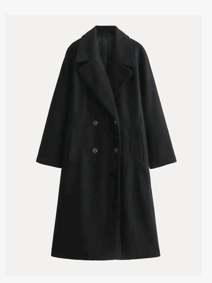 Rosemary | Women's Longline Wool Blend Trench Coat