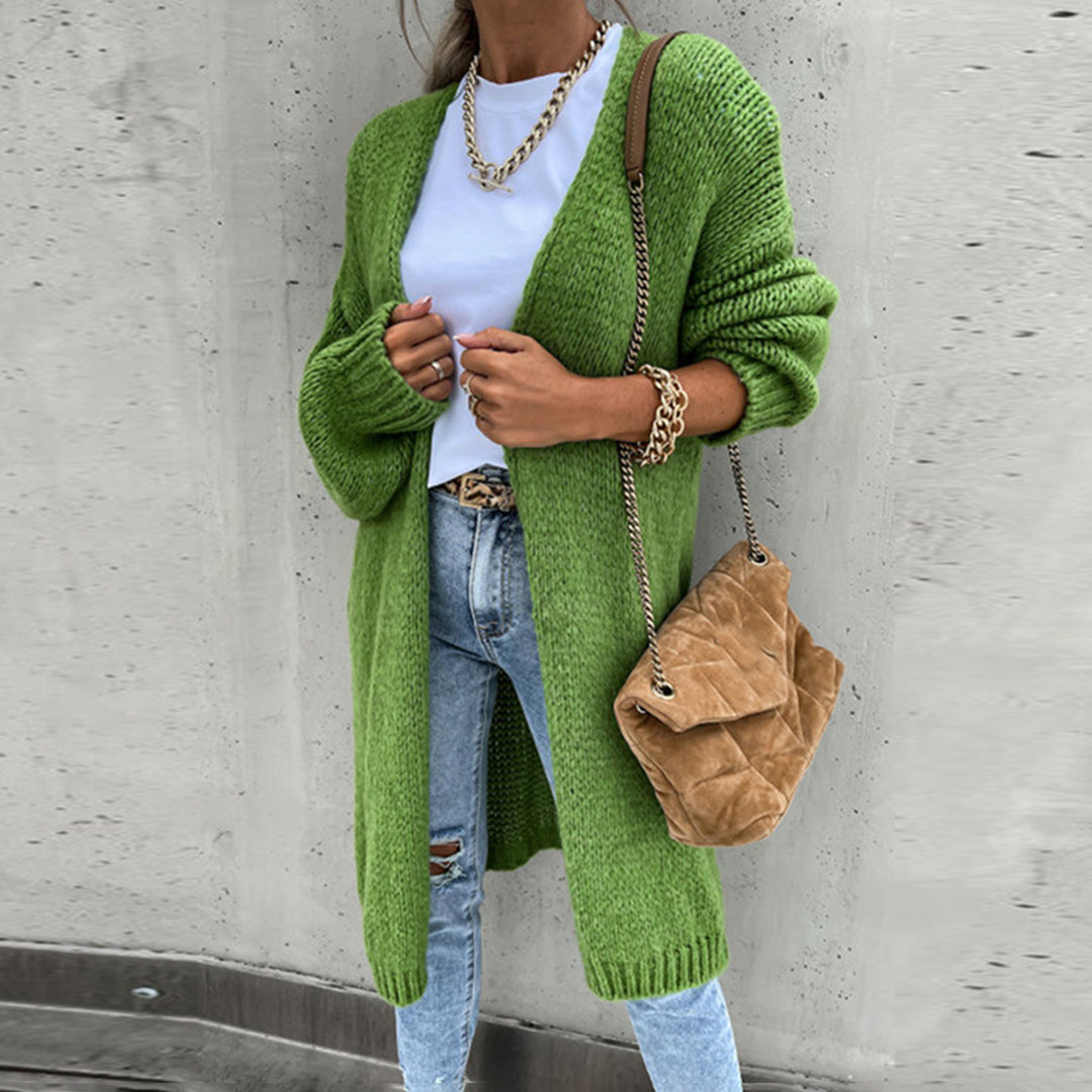 Rosalind | Women's Relaxed Fit Longline Knitted Cardigan