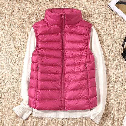 Linnet | Women's Lightweight Padded Stand Collar Zip Front Gilet