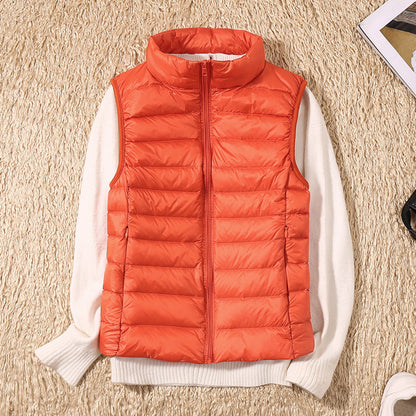 Linnet | Women's Lightweight Padded Stand Collar Zip Front Gilet