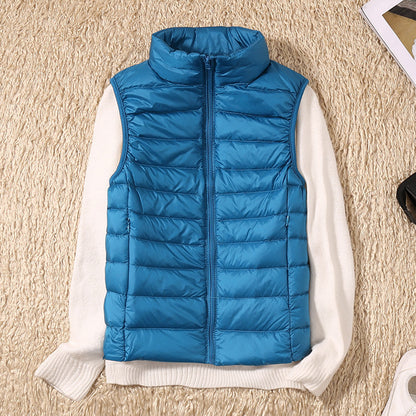 Linnet | Women's Lightweight Padded Stand Collar Zip Front Gilet