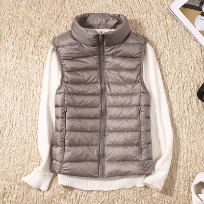 Linnet | Women's Lightweight Padded Stand Collar Zip Front Gilet