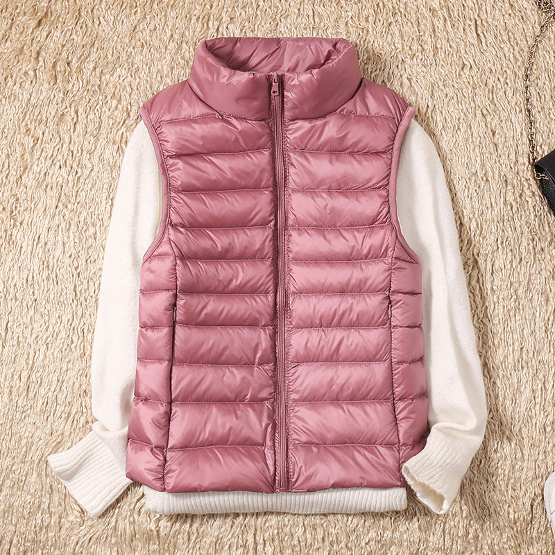 Linnet | Women's Lightweight Padded Stand Collar Zip Front Gilet