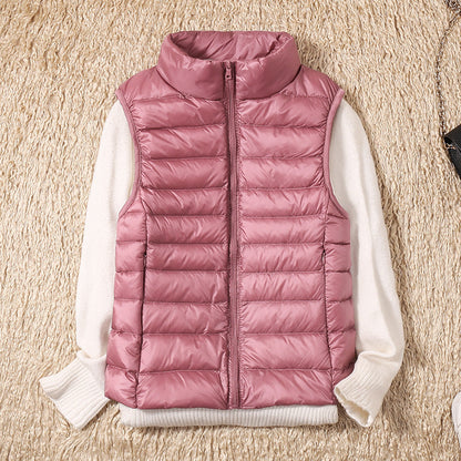 Linnet | Women's Lightweight Padded Stand Collar Zip Front Gilet