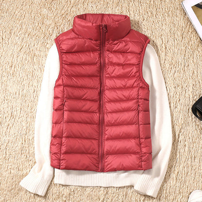 Linnet | Women's Lightweight Padded Stand Collar Zip Front Gilet