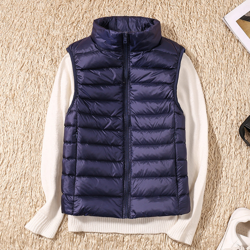 Linnet | Women's Lightweight Padded Stand Collar Zip Front Gilet