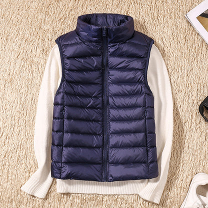 Linnet | Women's Lightweight Padded Stand Collar Zip Front Gilet