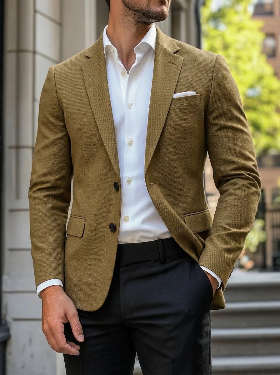 Nathaniel | Men's Casual Standard Fit Single Breasted Blazer