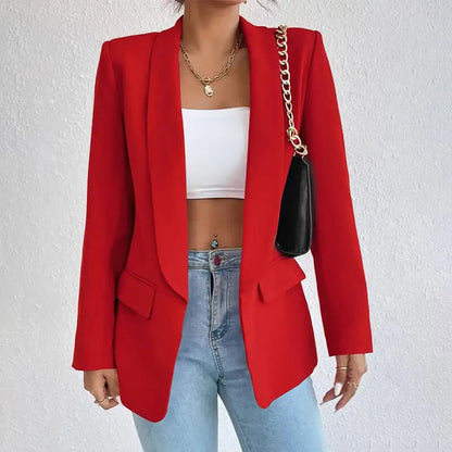 Adaline | Women's Tailored Shawl Collar Longline Blazer