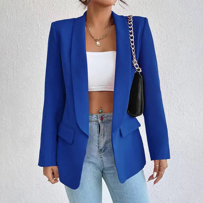 Adaline | Women's Tailored Shawl Collar Longline Blazer