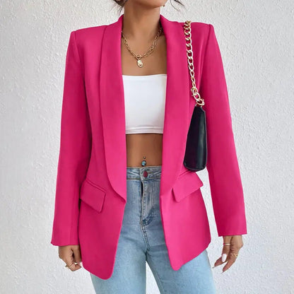 Adaline | Women's Tailored Shawl Collar Longline Blazer