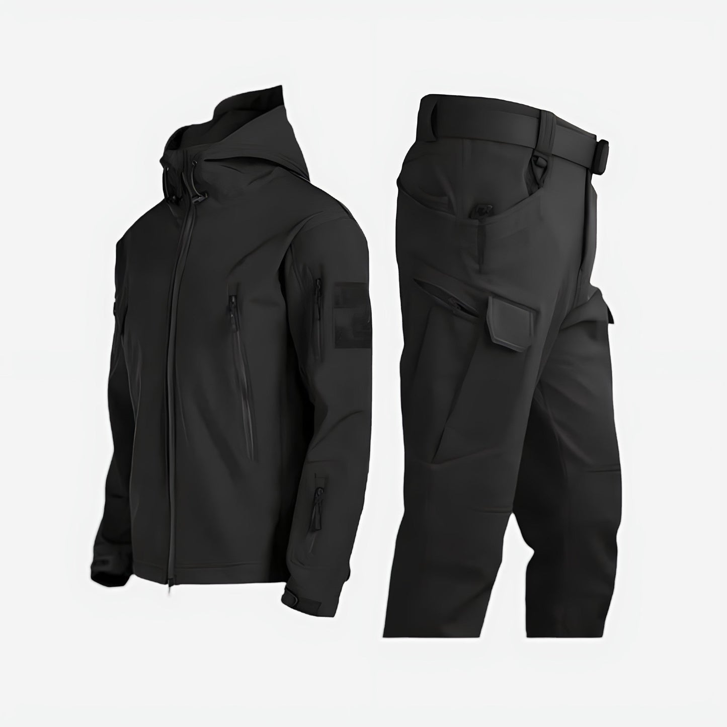 Ridgeline | Men's Tactical Hooded Softshell Outdoor Jacket and Pants Set
